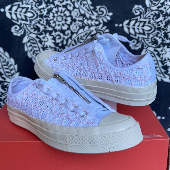 Converse Chuck Taylor 70 OX White/Bright Poppy/Egret WMNS - Picture 9 of 16